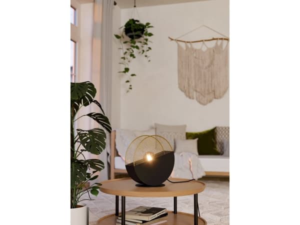 EGLO MUMBLES BORD E27 H285 SVART/GULD