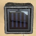 Miniatyrbild 5 av 6: Rootz Trädgårdslampa - Rotting utomhuslampa - Solar trädgårdslampa - Automatisk tändning - LED - Väderbeständig - Metallram - Grå - 20 x 20 x 68cm