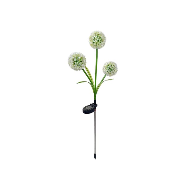 Solcelleblomst LED 3000K - Hvitløksblomst