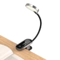 Miniatyrbillede 2 af 6: Mini LED skærm læselampe med clips, grå