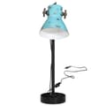 Miniatyrbild 3 av 11: vidaXL Skrivbordslampa 25 W nött blå 15x15x55 cm E27