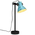 Miniatyrbillede 1 af 11: vidaXL skrivebordslampe 25 W 15x15x55 cm E27 rustik blå