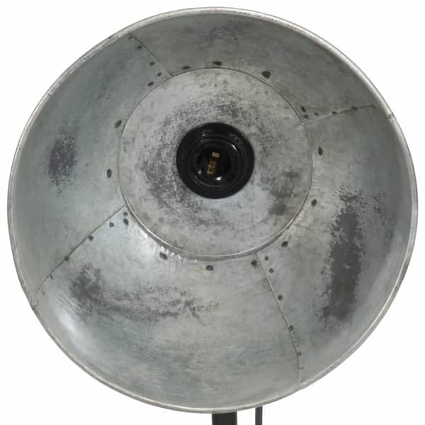 vidaXL gulvlampe 30x30x100-150 cm 25 W E27 vintagesølv