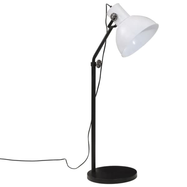 vidaXL gulvlampe 30x30x90-150 cm 25 W E27 hvid
