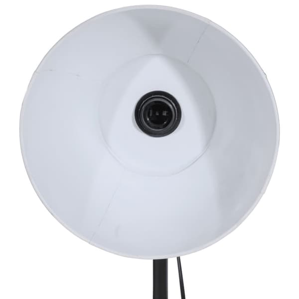 vidaXL Golvlampa 25 W vit 30x30x90-150 cm E27