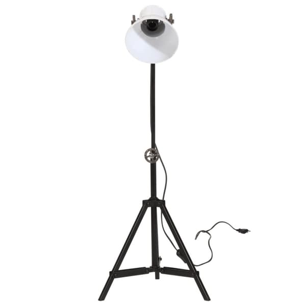 vidaXL Gulvlampe 25 W hvit 35x35x65/95 cm E27