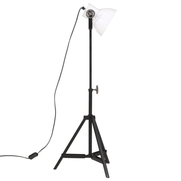 vidaXL Gulvlampe 25 W hvit 35x35x65/95 cm E27