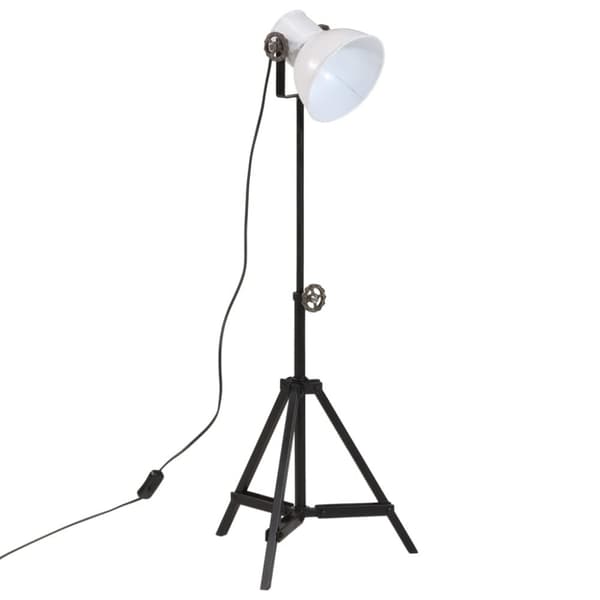vidaXL Gulvlampe 25 W hvit 35x35x65/95 cm E27