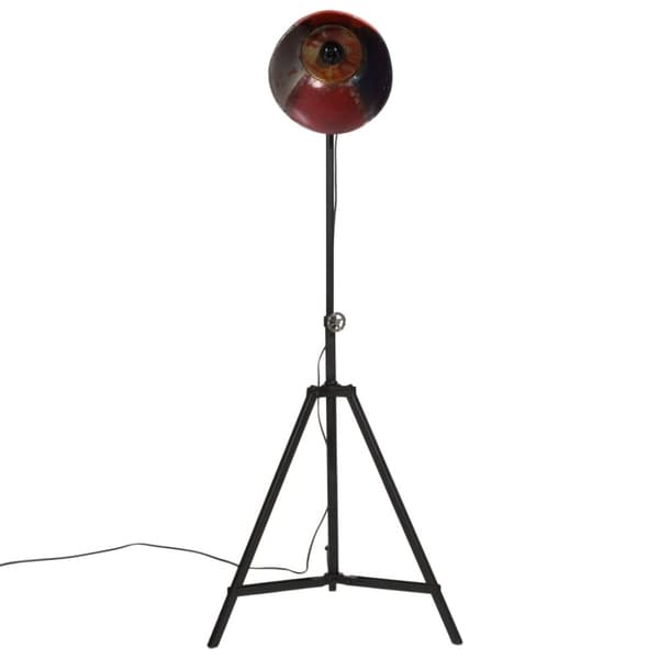vidaXL gulvlampe 61x61x90/150 cm 25 W E27 flerfarvet
