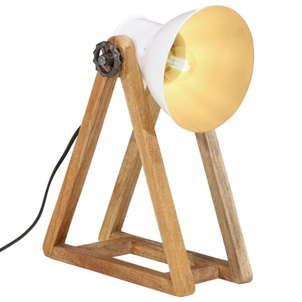 vidaXL skrivebordslampe 25 W 30x17x40 cm E27 hvid