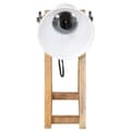 Miniatyrbild 3 av 11: vidaXL Skrivbordslampa 25 W vit 30x17x40 cm E27