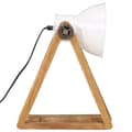 Miniatyrbild 4 av 11: vidaXL Skrivbordslampa 25 W vit 30x17x40 cm E27