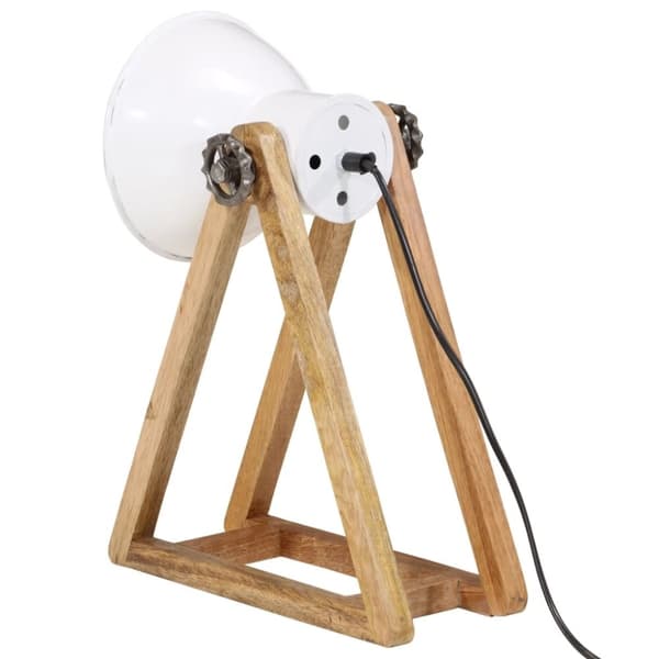 vidaXL Skrivbordslampa 25 W vit 30x17x40 cm E27