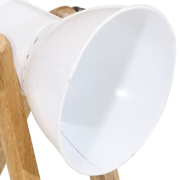 vidaXL Skrivbordslampa 25 W vit 30x17x40 cm E27