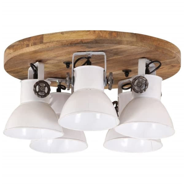 vidaXL loftlampe 50x50x25 cm 25 W E27 hvid