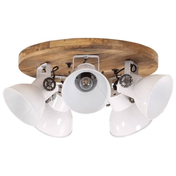 vidaXL loftlampe 50x50x25 cm 25 W E27 hvid