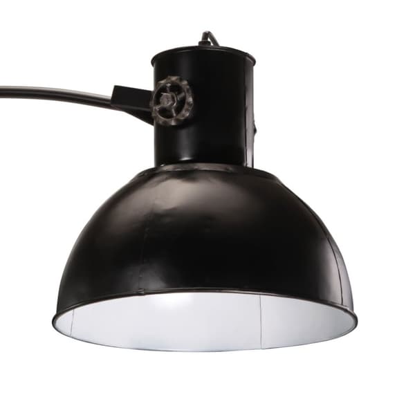 vidaXL gulvlampe 150 cm 25 W E27 sort
