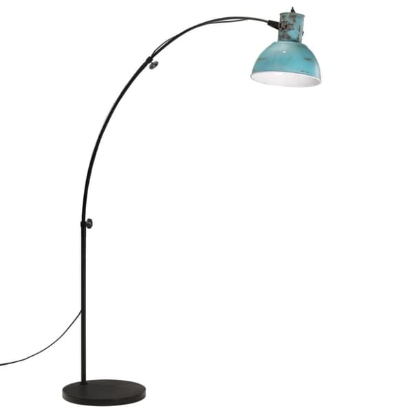 vidaXL gulvlampe 25 W 150 cm E27 rustik blå