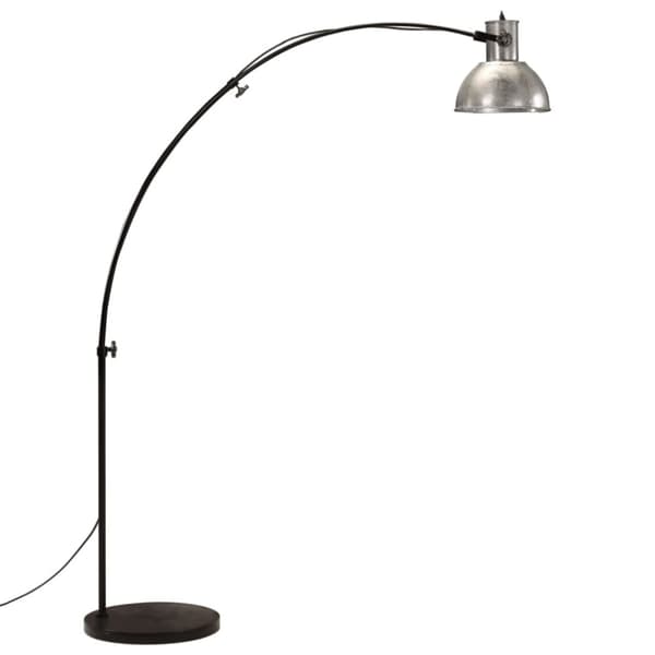 vidaXL gulvlampe 150 cm 25 W E27 vintagesølv