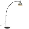 Miniatyrbillede 1 af 10: vidaXL gulvlampe 150 cm 25 W E27 vintagesølv
