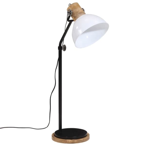 vidaXL Golvlampa 25 W vit 30x30x100-150 cm E27