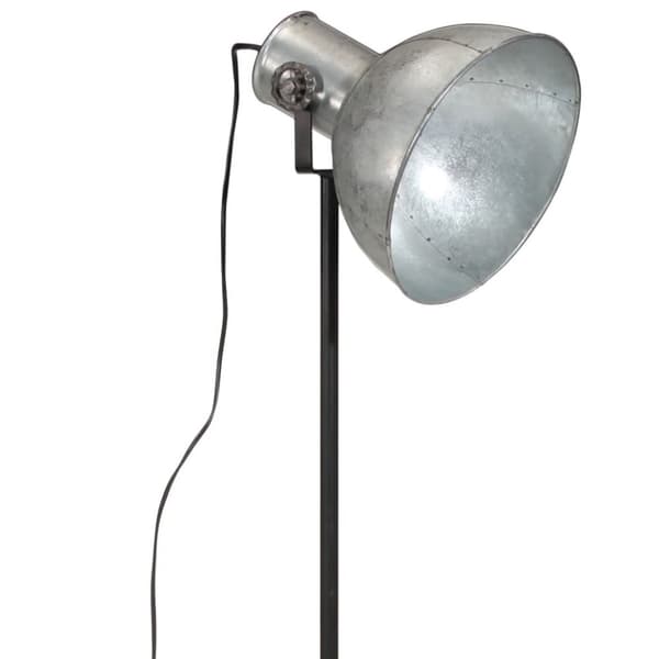 vidaXL Gulvlampe 25 W vintage sølv 61x61x90/150 cm E27