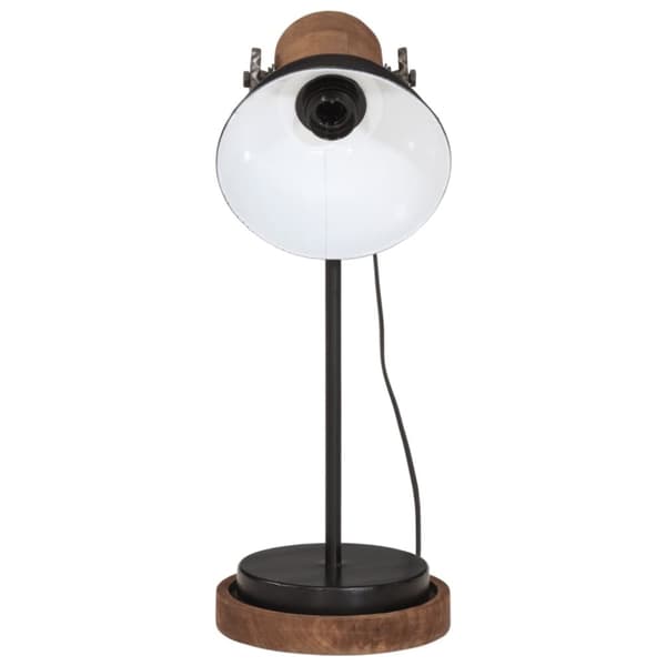 vidaXL Skrivebordslampe 25 W svart 17x17x50 cm E27