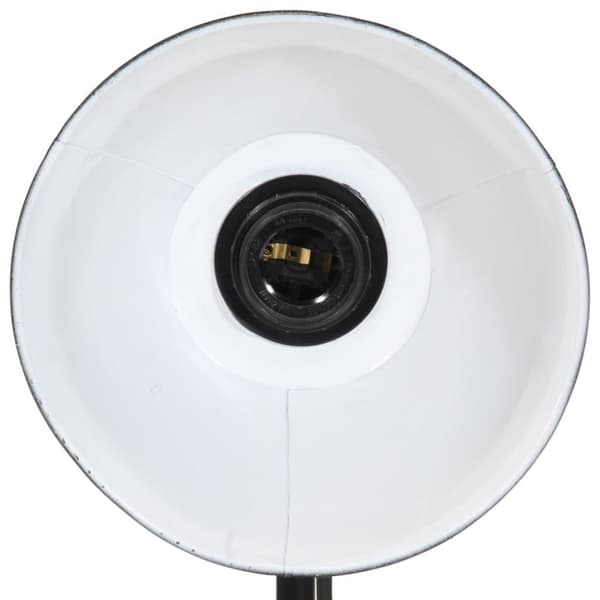 vidaXL skrivebordslampe 25 W 17x17x50 cm E27 sort