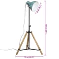 Miniatyrbillede 11 af 11: vidaXL gulvlampe 25 W 75x75x90-150 cm E27 rustik blå