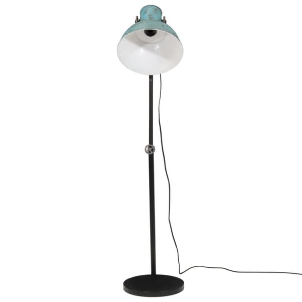 vidaXL gulvlampe 25 W 30x30x90-150 cm E27 rustik blå