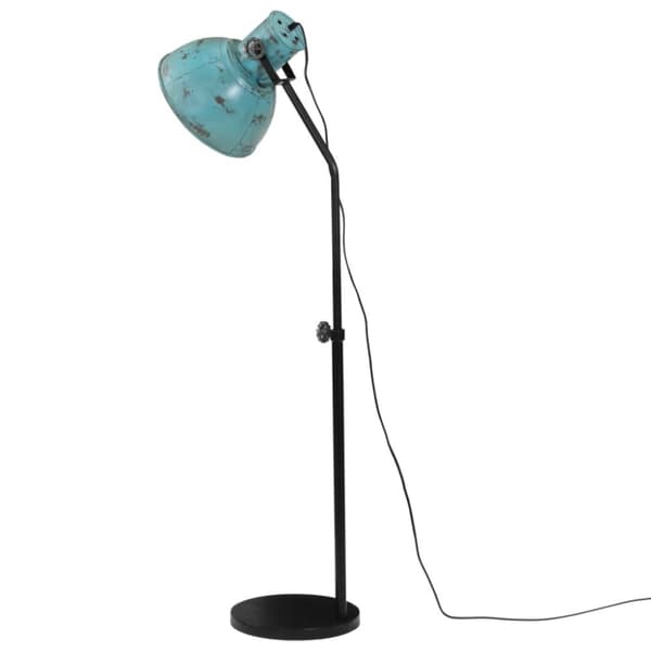 vidaXL gulvlampe 25 W 30x30x90-150 cm E27 rustik blå