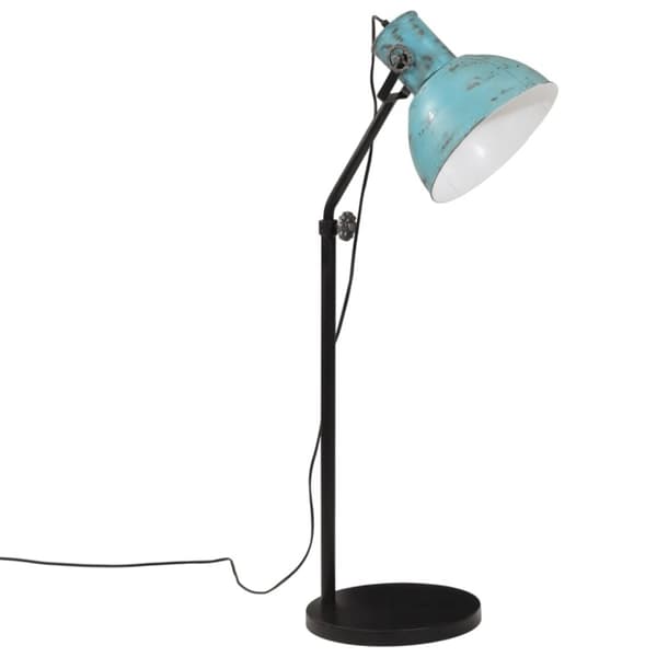 vidaXL gulvlampe 25 W 30x30x90-150 cm E27 rustik blå