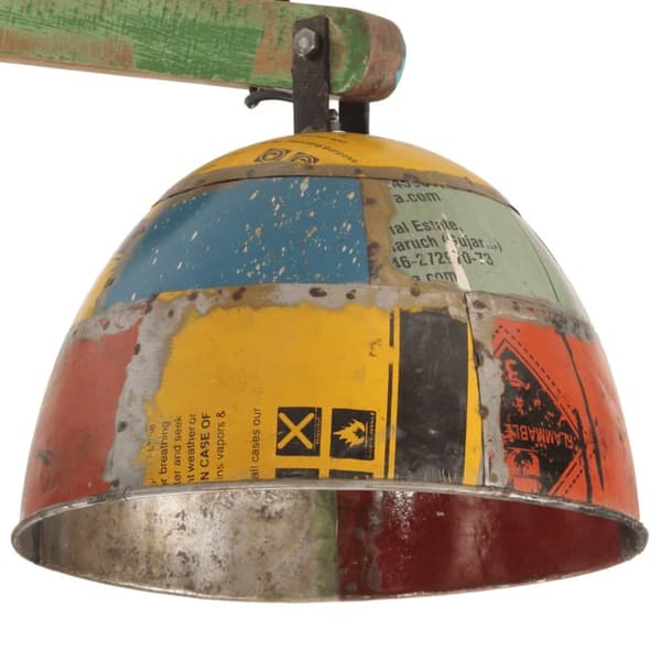 vidaXL Taklampe 25 W flerfarget 105x30x65-108 cm E27