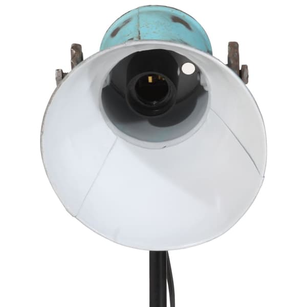 vidaXL Golvlampa 25 W nött blå 35x35x65/95 cm E27