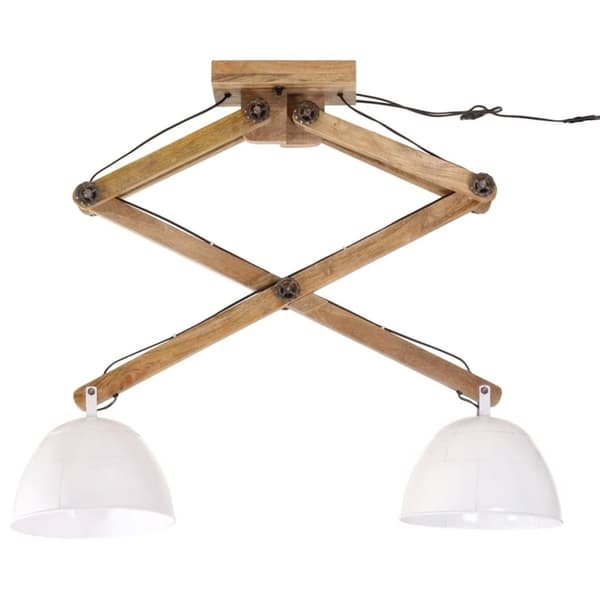 vidaXL Taklampe 25 W hvit 29x18x85 cm E27