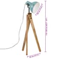 Miniatyrbillede 11 af 11: vidaXL gulvlampe 45x45x120 cm 25 W E27 rustik blå