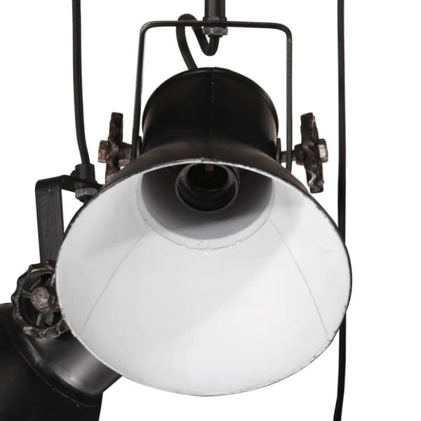 vidaXL pendel25 W rund 30x30x100 cm E27 sort