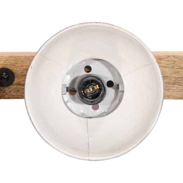 vidaXL Vegglampe 25 W mørkerød 90x25 cm E27