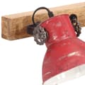 Miniatyrbilde 5 av 7: vidaXL Vegglampe 25 W mørkerød 90x25 cm E27