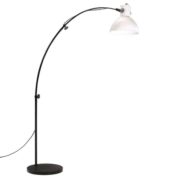 vidaXL gulvlampe 150 cm 25 W E27 hvid