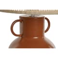 Miniatyrbild 3 av 5: Bordslampa Home ESPRIT Vit Naturell Terrakota n Metall Bambu 50 W 220 V 22 x 22 x 33 cm (2 antal)