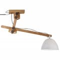 Miniatyrbild 3 av 8: vidaXL Taklampa 25 W vit 105x30x65-108 cm E27