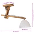 Miniatyrbild 8 av 8: vidaXL Taklampa 25 W vit 105x30x65-108 cm E27