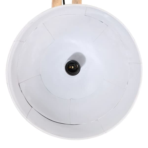 vidaXL loftlampe 105x30x65-108 cm 25 W E27 hvid