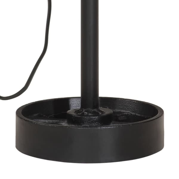 vidaXL Skrivbordslampa 25 W antik mässing 15x15x55 cm E27