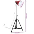 Miniatyrbillede 11 af 11: vidaXL gulvlampe 25 W 61x61x90/150 cm E27 rustik rød