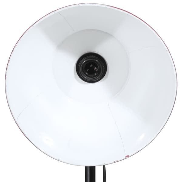 vidaXL Golvlampa 25 W nött röd 61x61x90/150 cm E27
