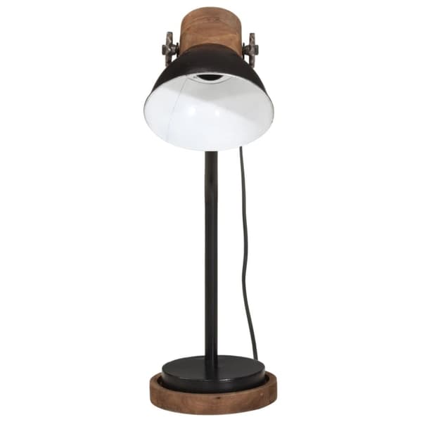 vidaXL Skrivebordslampe 25 W svart 18x18x60 cm E27