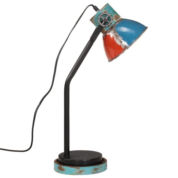 vidaXL skrivebordslampe 25 W 18x18x60 cm E27 flerfarvet