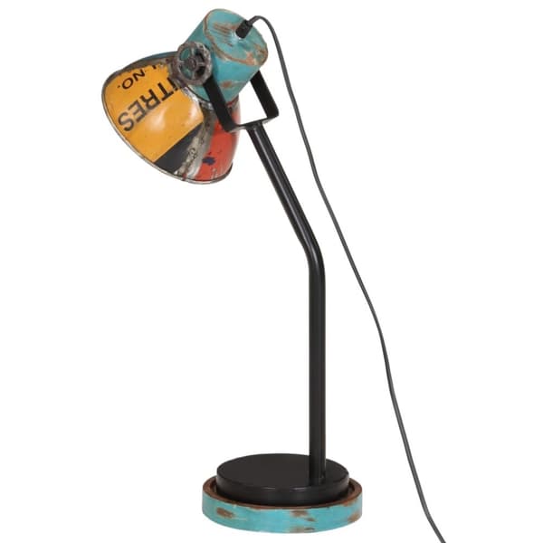 vidaXL skrivebordslampe 25 W 18x18x60 cm E27 flerfarvet